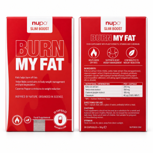بستهبندی مکمل چربی سوز Nupo Slim Boost Burn My Fat
